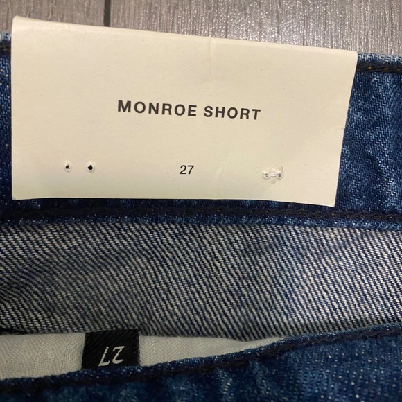7 For All Mankind Monroe Cut-off Jean Shorts Size 27 NWT - Picture 5 of 11